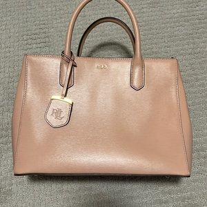 Ralph Lauren purse with strap.